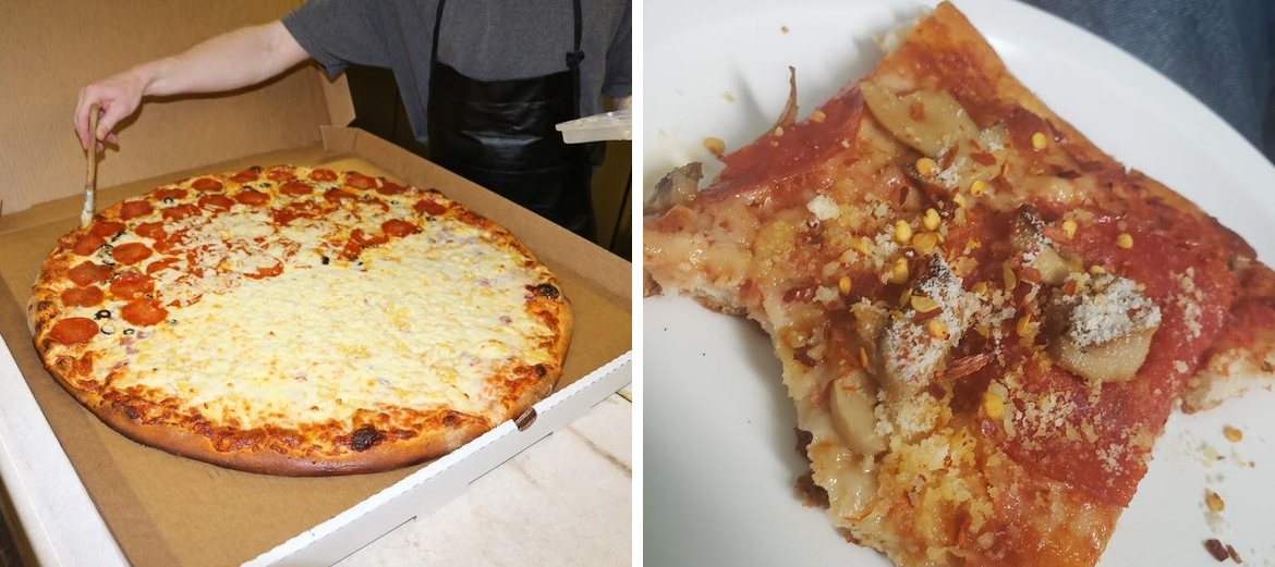 Giant Manhattan Pizza Menu image 1